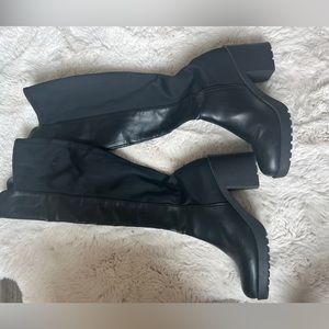 W9 Knee High leather Boots